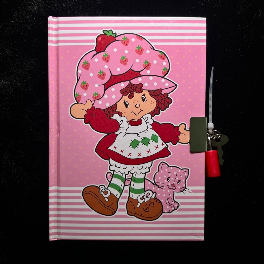 80’s Vintage Strawberry Shortcake Journal Diary Notebook